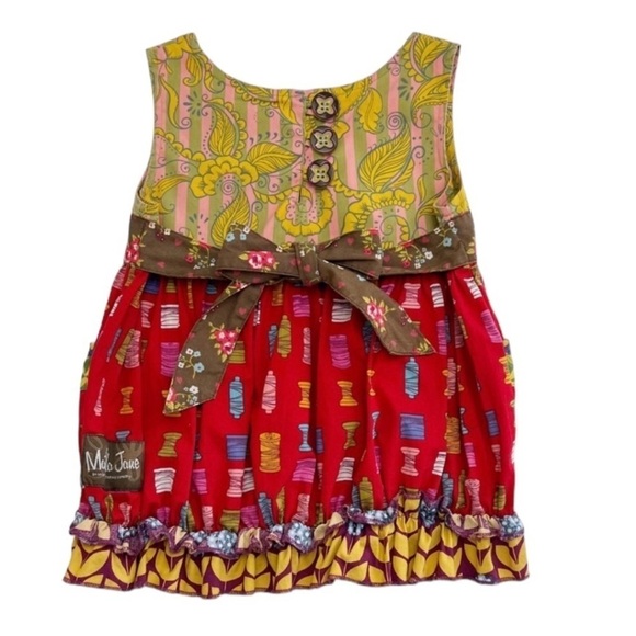 MATILDA JANE Jester Red Shasta Bubble Top Paint By Number Collection Size 2T - Picture 4 of 16